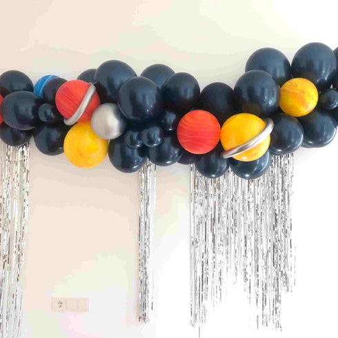 Outer Space Latex Organic Balloon Garland Kit